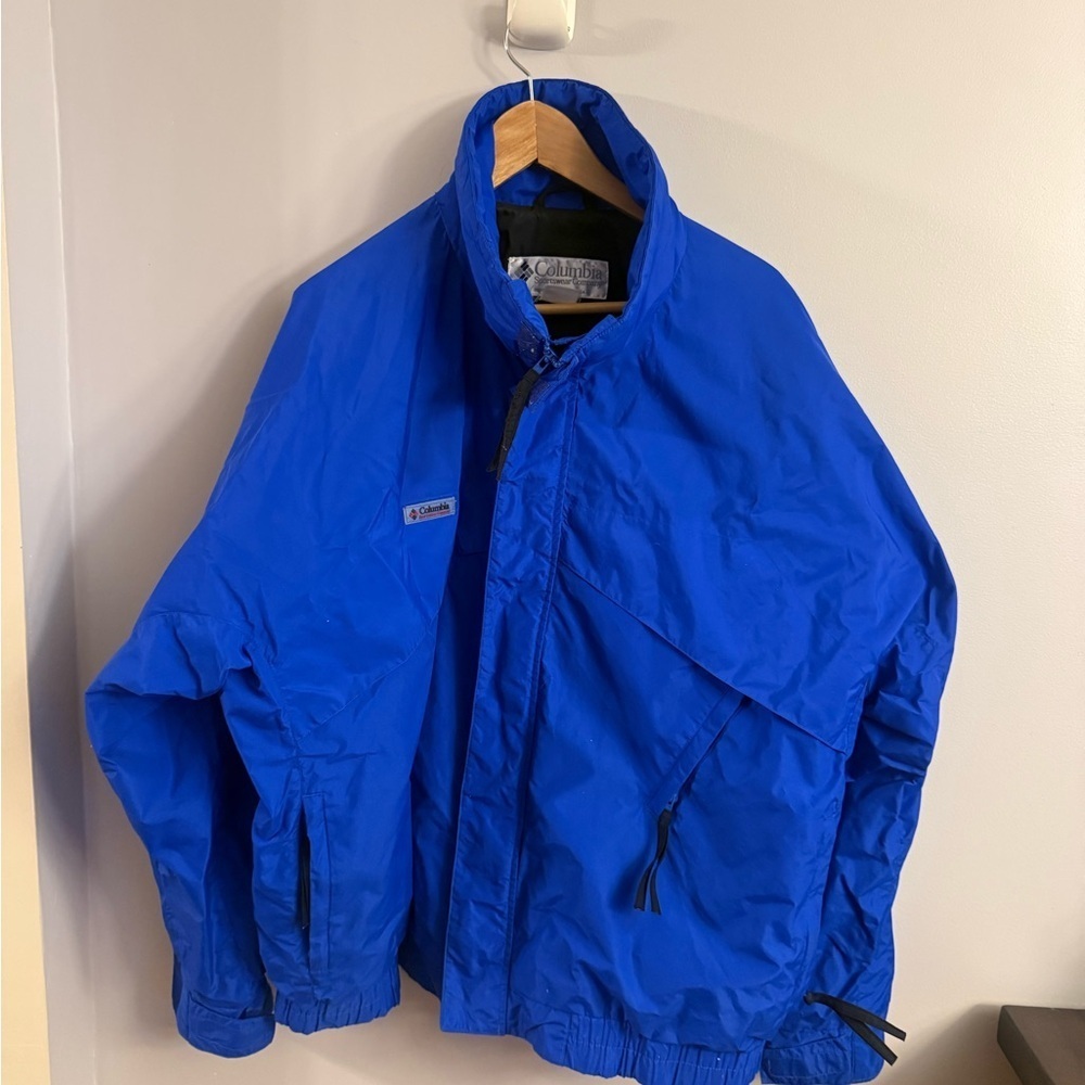 Vintage Columbia Sportswear Whirlibird Blue Ski Jacket Winter Coat